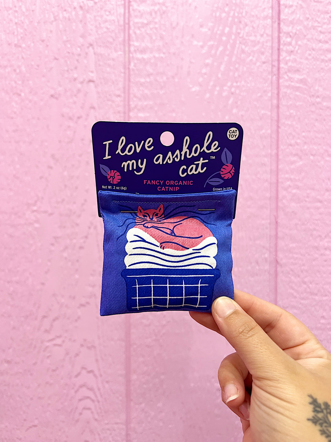 I Love My Asshole Cat Catnip Toy