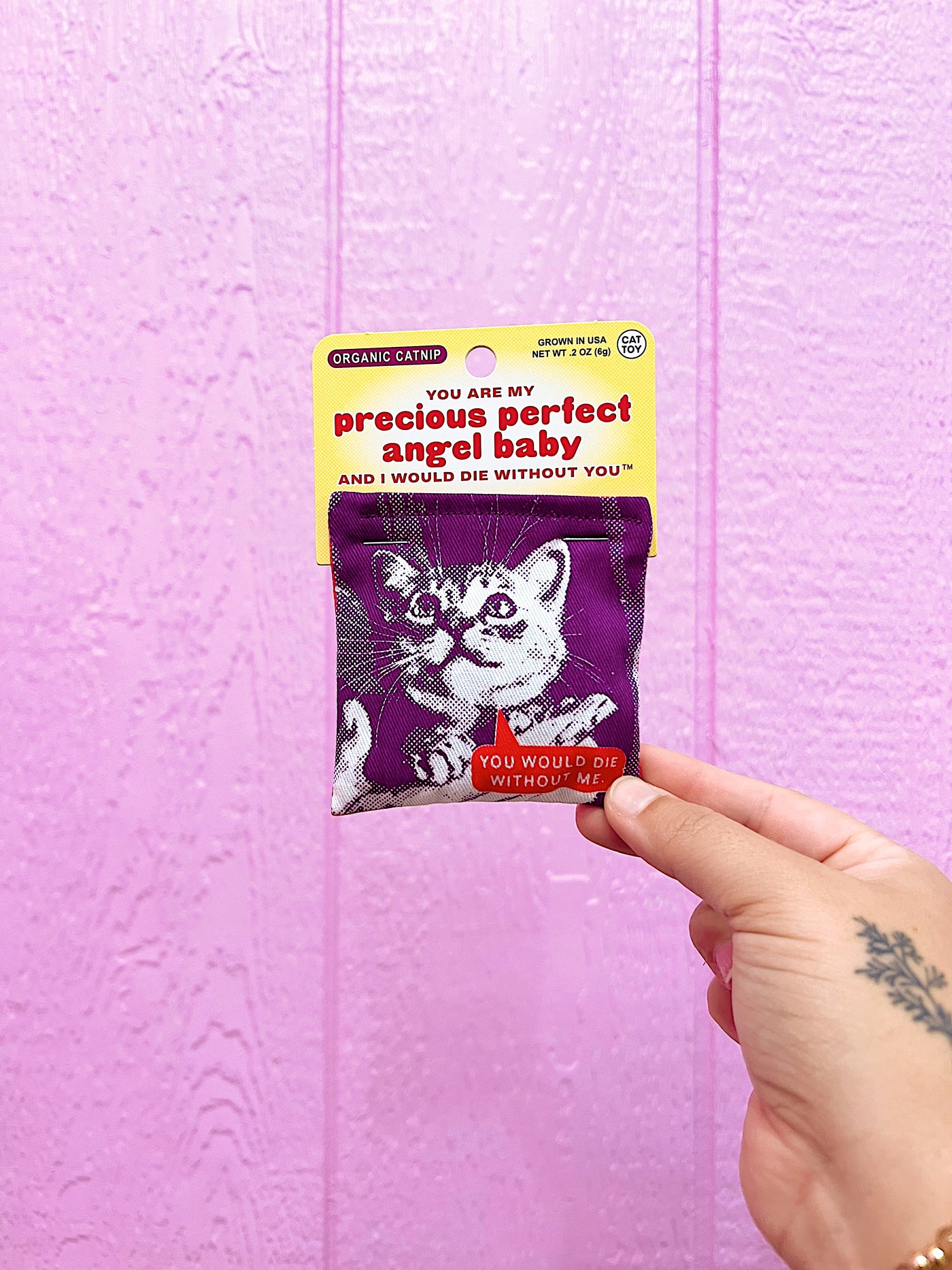 Precious Perfect Angel Baby Catnip Toy