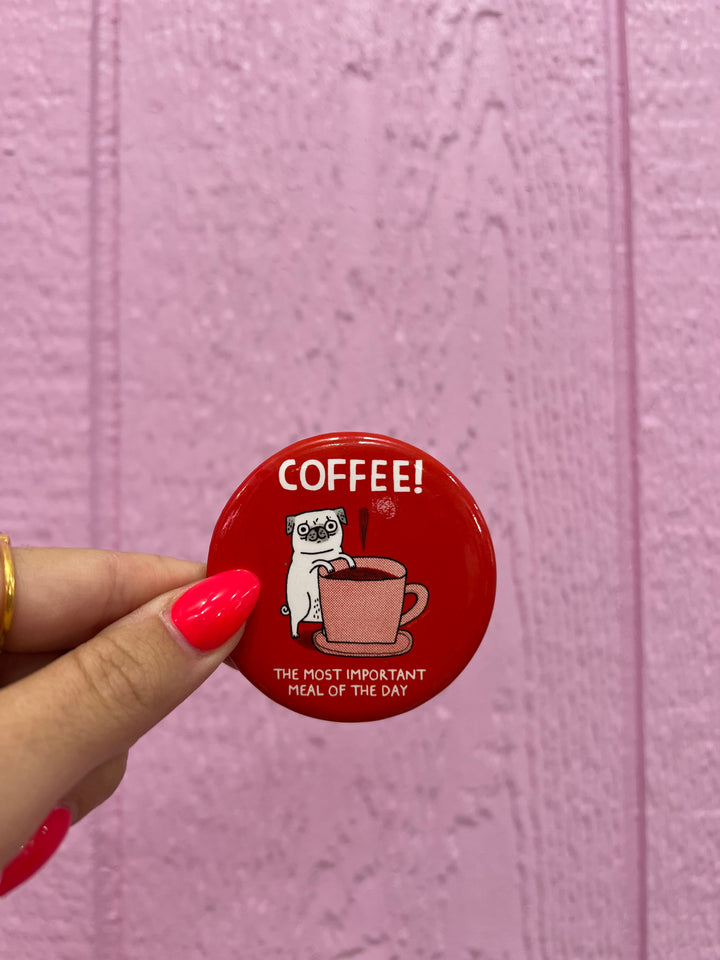 Coffee Pug Magnet