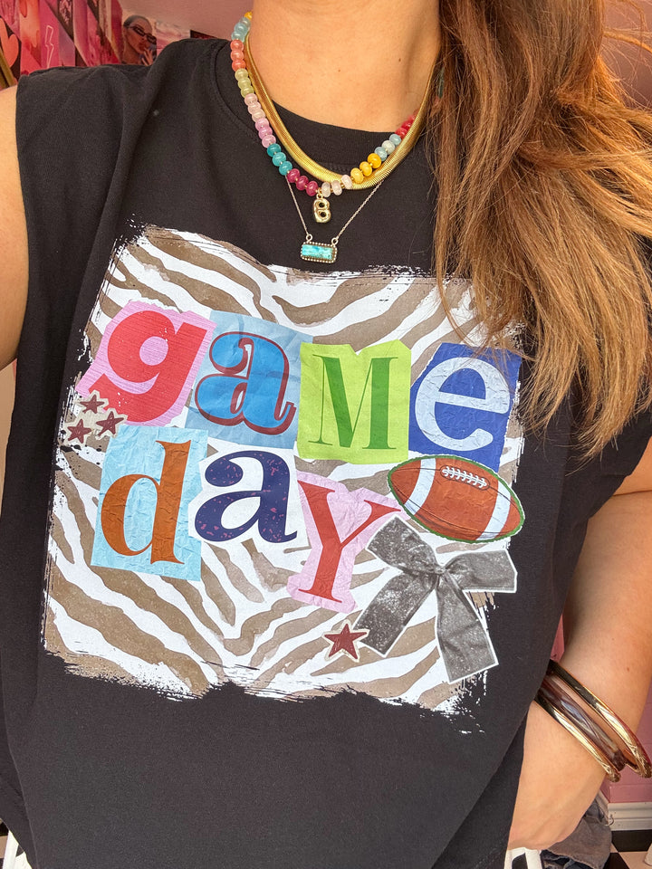 Game Day Scraps Muscle Tank