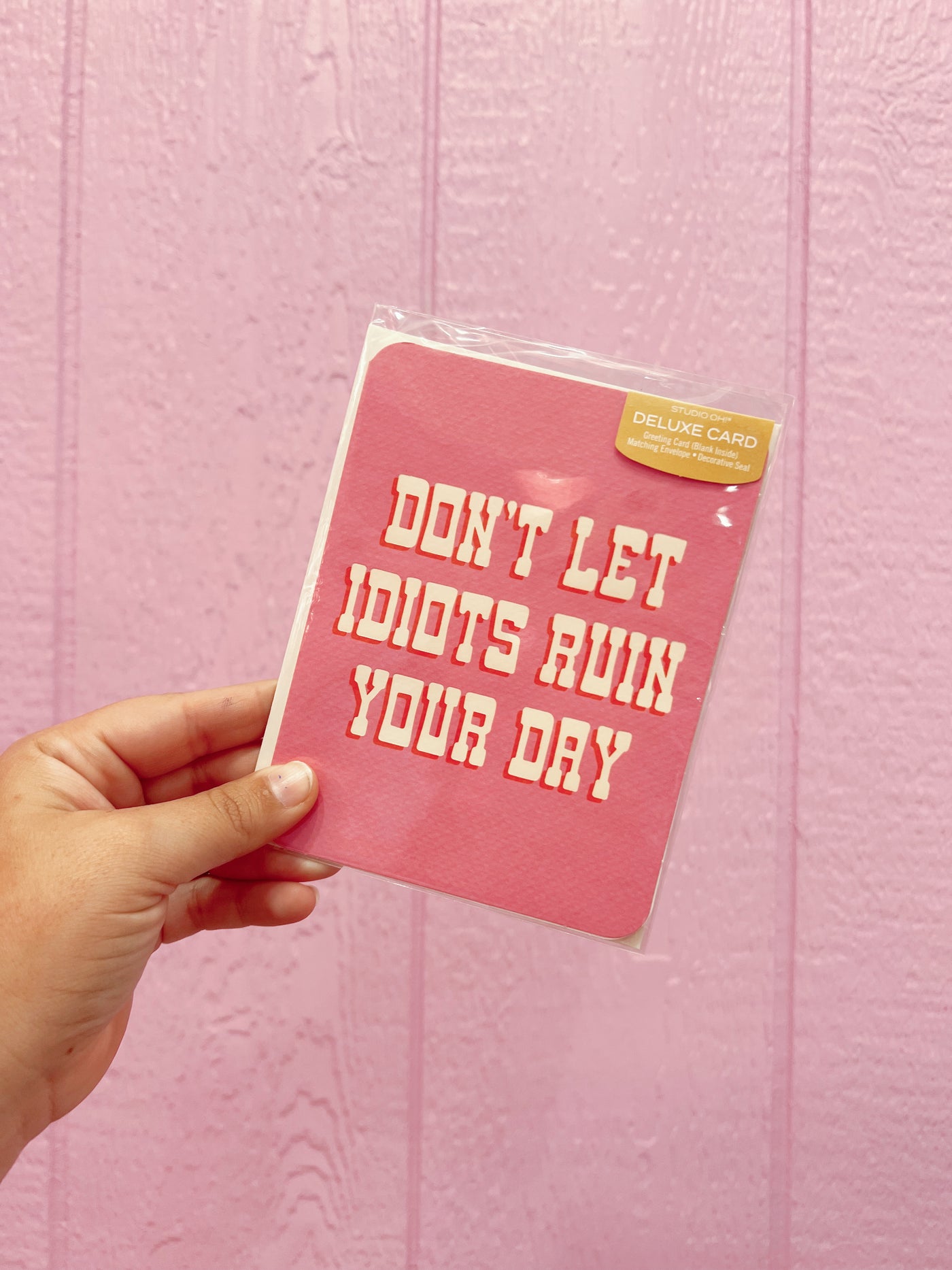 Don't Let Idiots Ruin Your Day Greeting Card