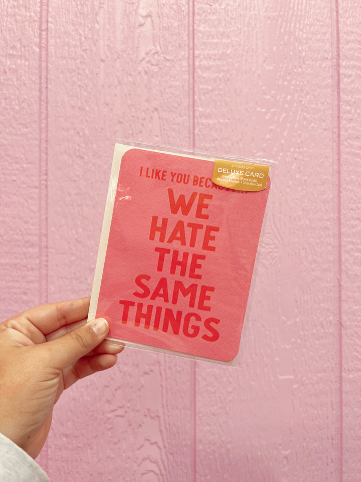 I Like You Greeting Card
