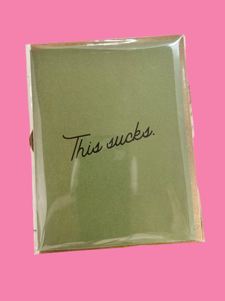 This Sucks Sympathy Greeting Card