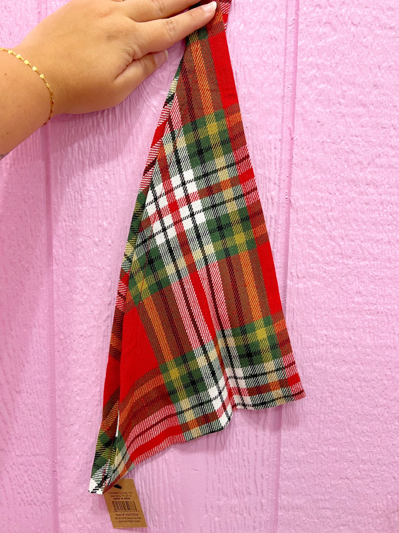 Plaid Pawfect Flannel Dog Scarf