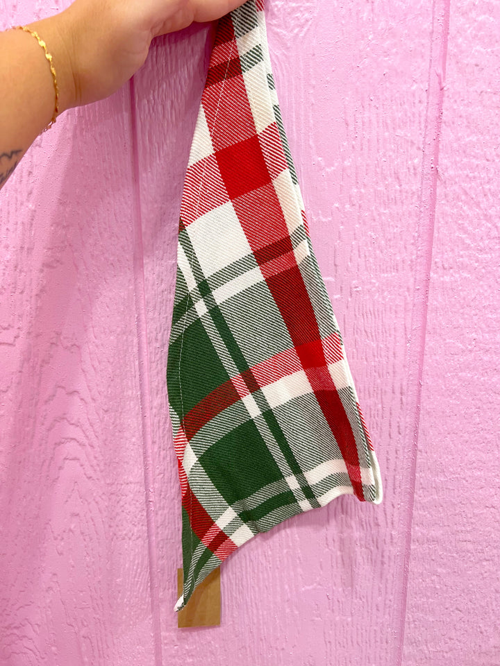 Plaid Pawfect Flannel Dog Scarf