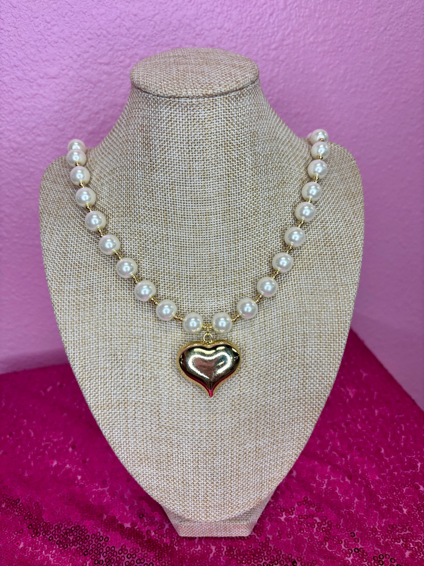 The Stella Chunky Heart Necklace