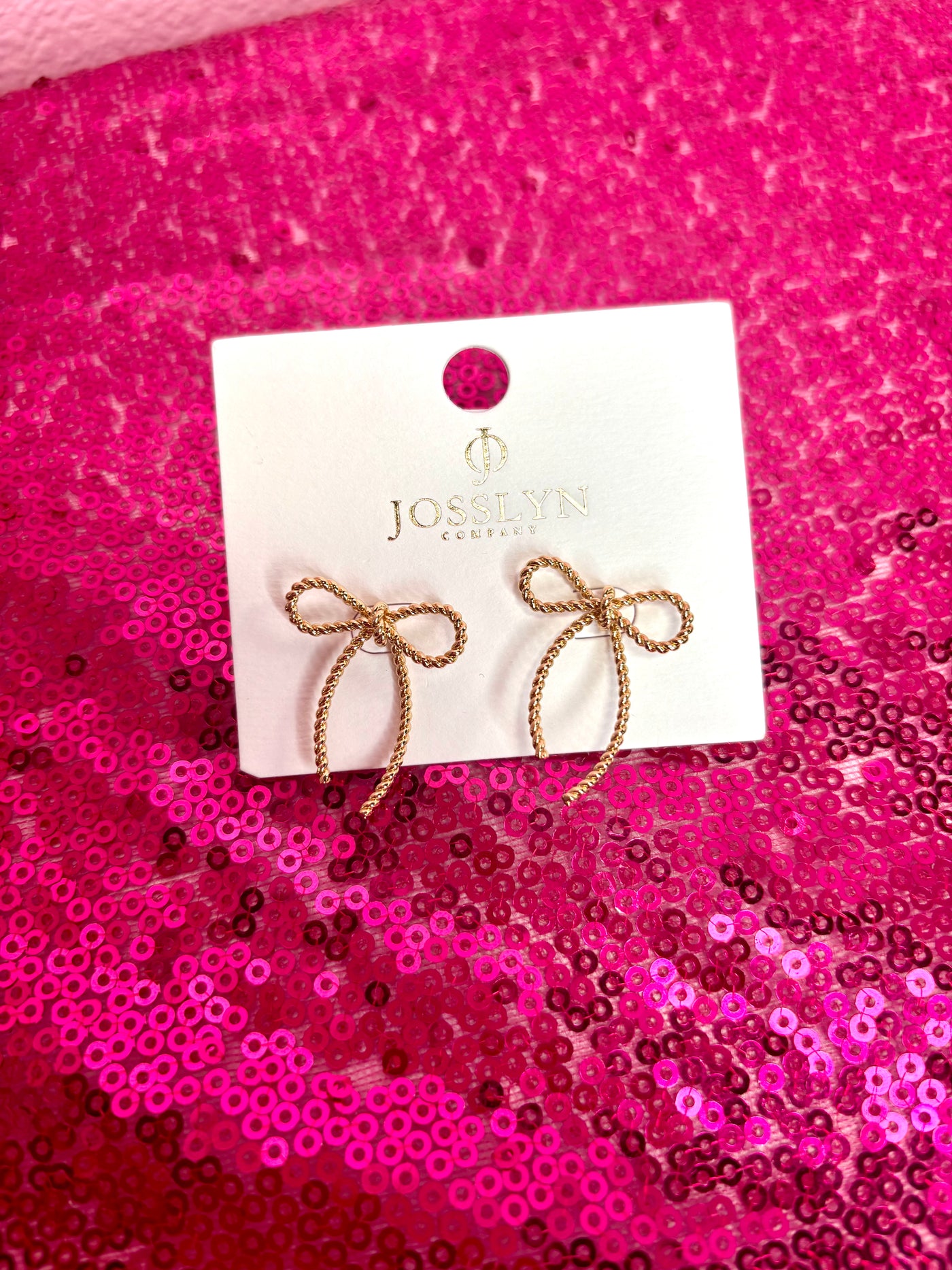 The Sarah Rope Bow Earrings
