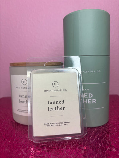 Tanned Leather Wax Melt
