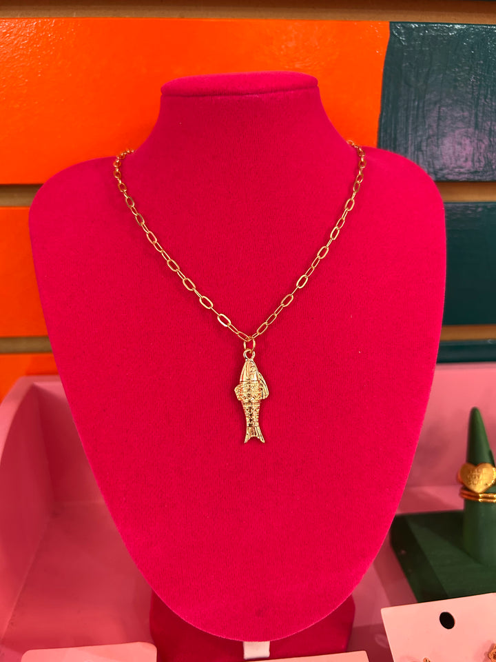 Catch of the Day Dainty Necklace
