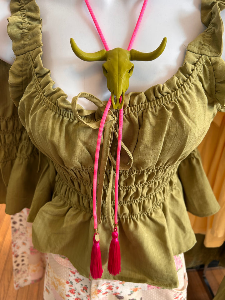 The Longhorn Tassel Bolo