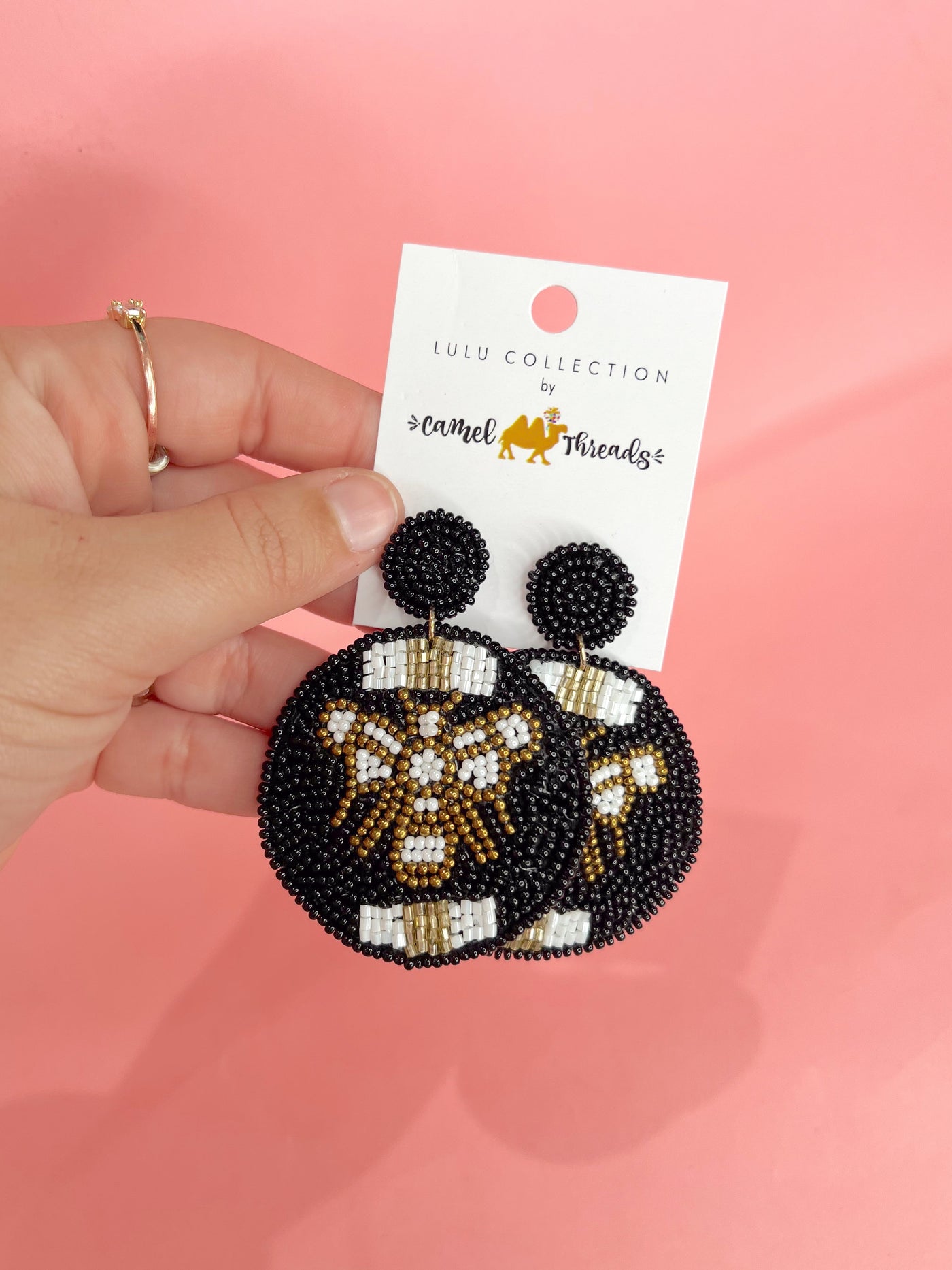 Beez In The Trap Beaded Earrings