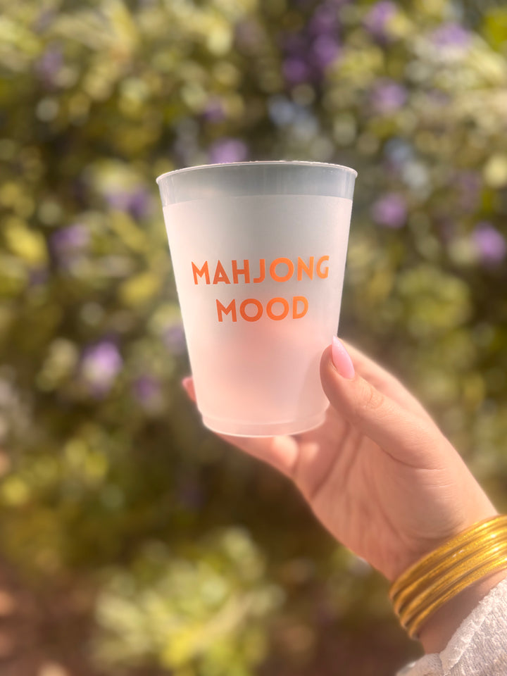 Mahjong Frosted Cup Set