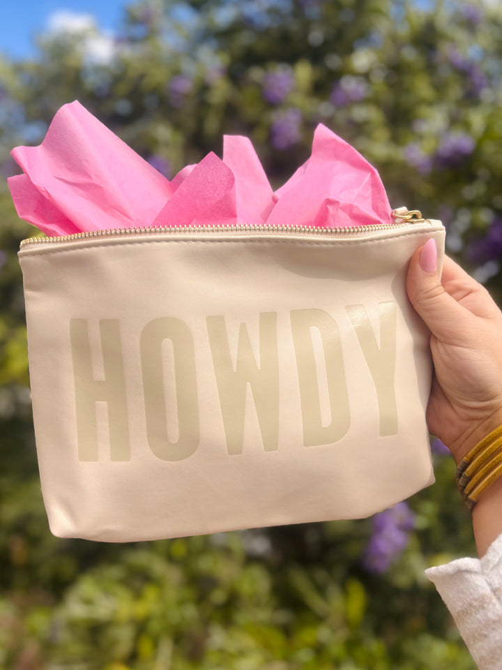 Howdy Zipper Pouch