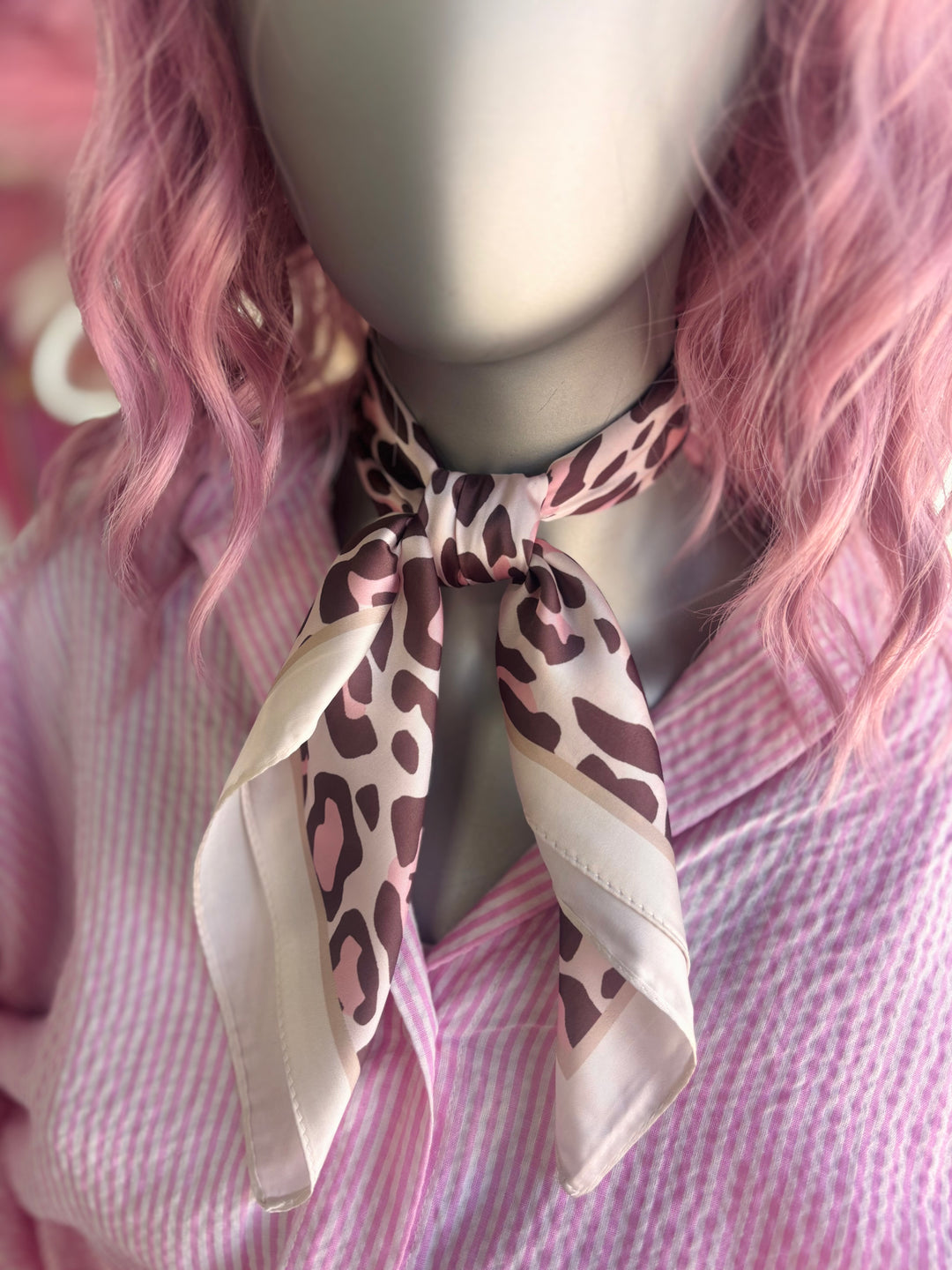 The Leopard Lady Pink Scarf