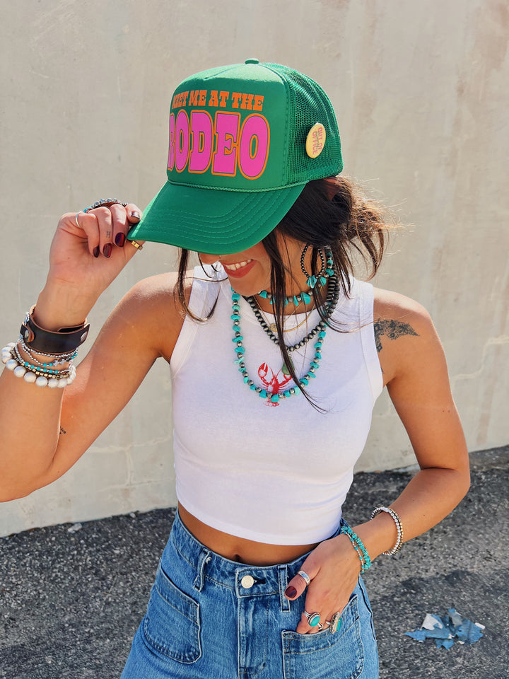 Meet Me At The Rodeo Trucker Hat