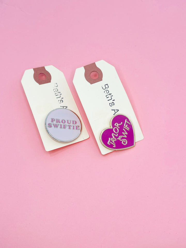 Proud Swiftie Round Pin