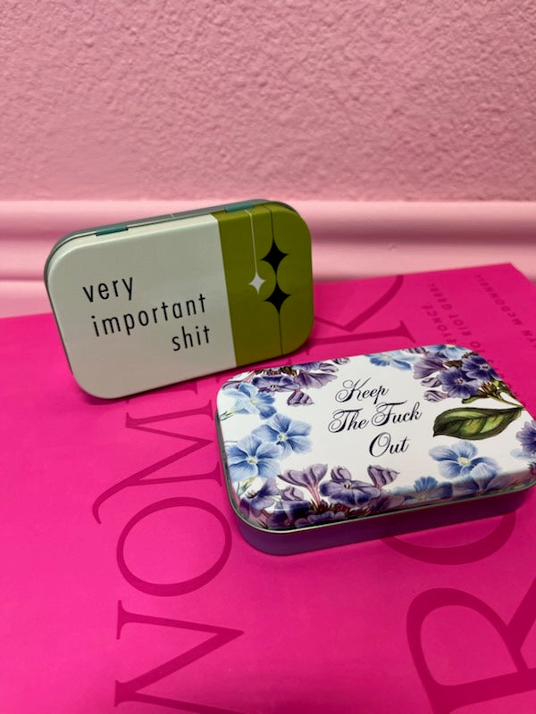 Very Important Shit Stash Tin