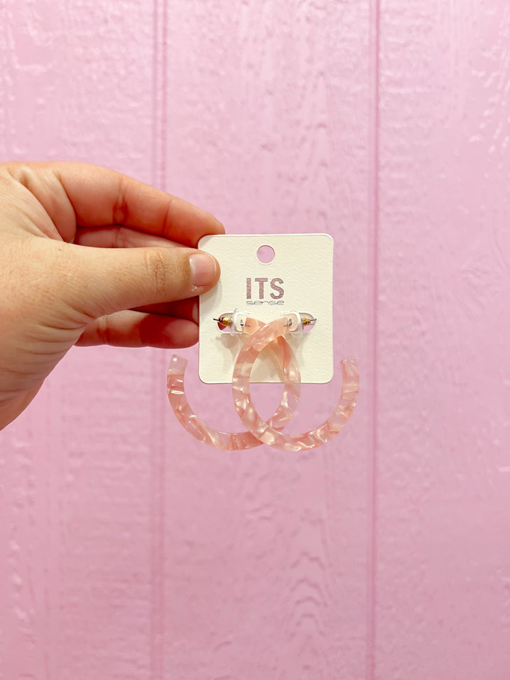 Girlie Girl Acrylic Hoops