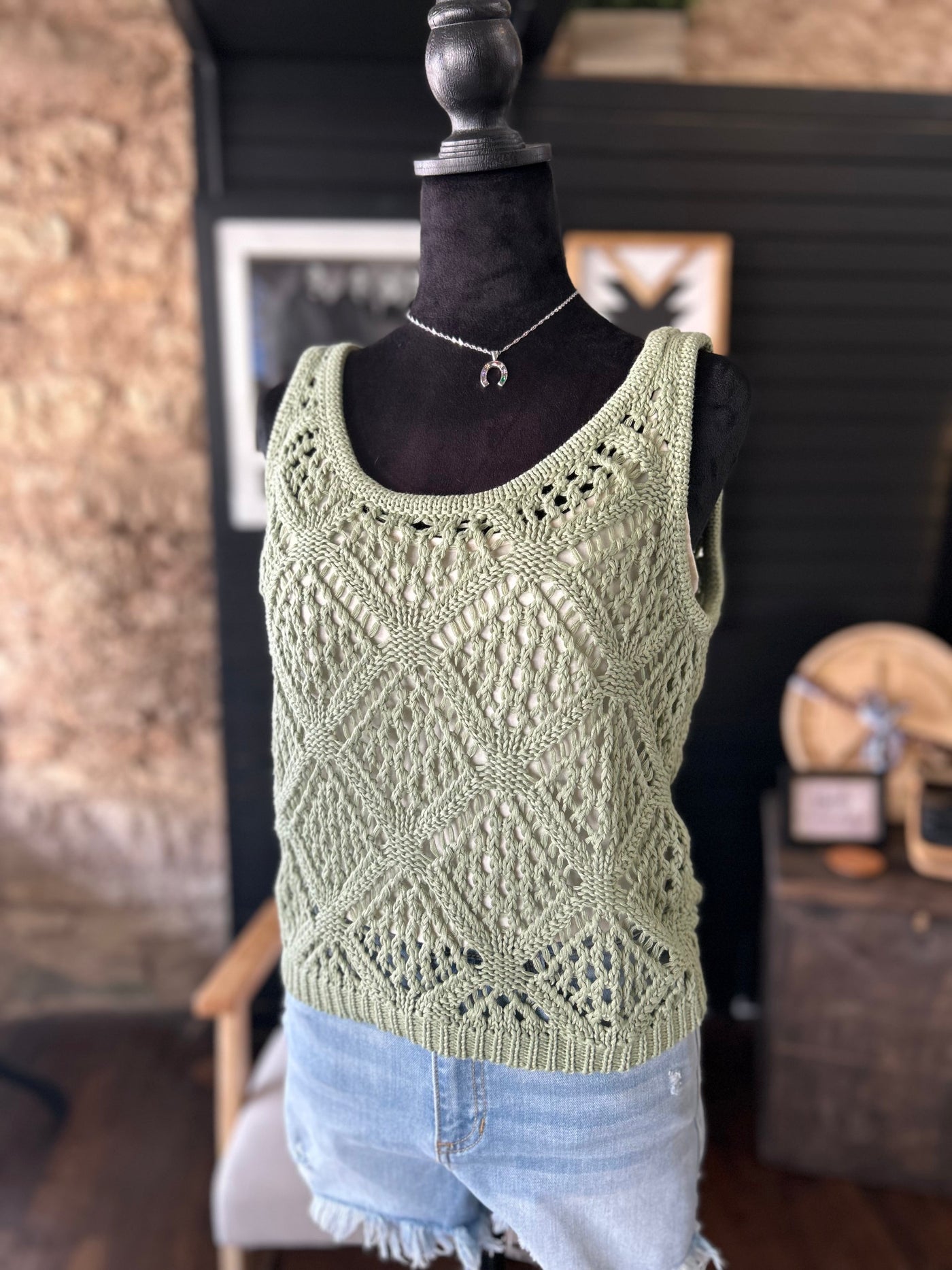 The Meagan Open Stitch Top