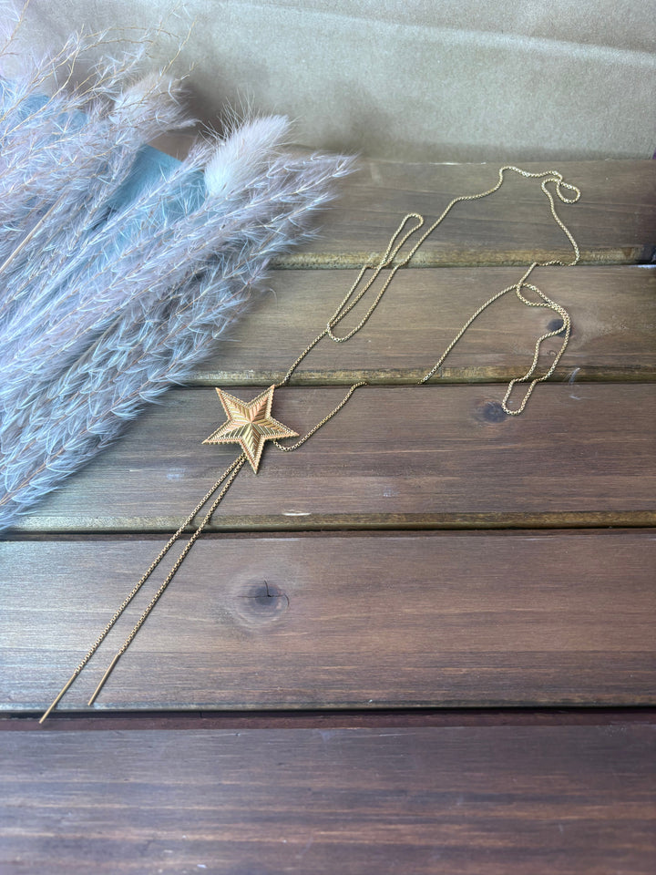 Starshine Long Bolo Necklace