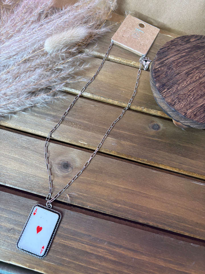 The Ace Heart Necklace