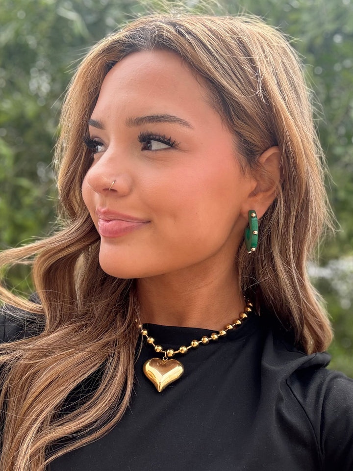 The Vera Studded Hoops