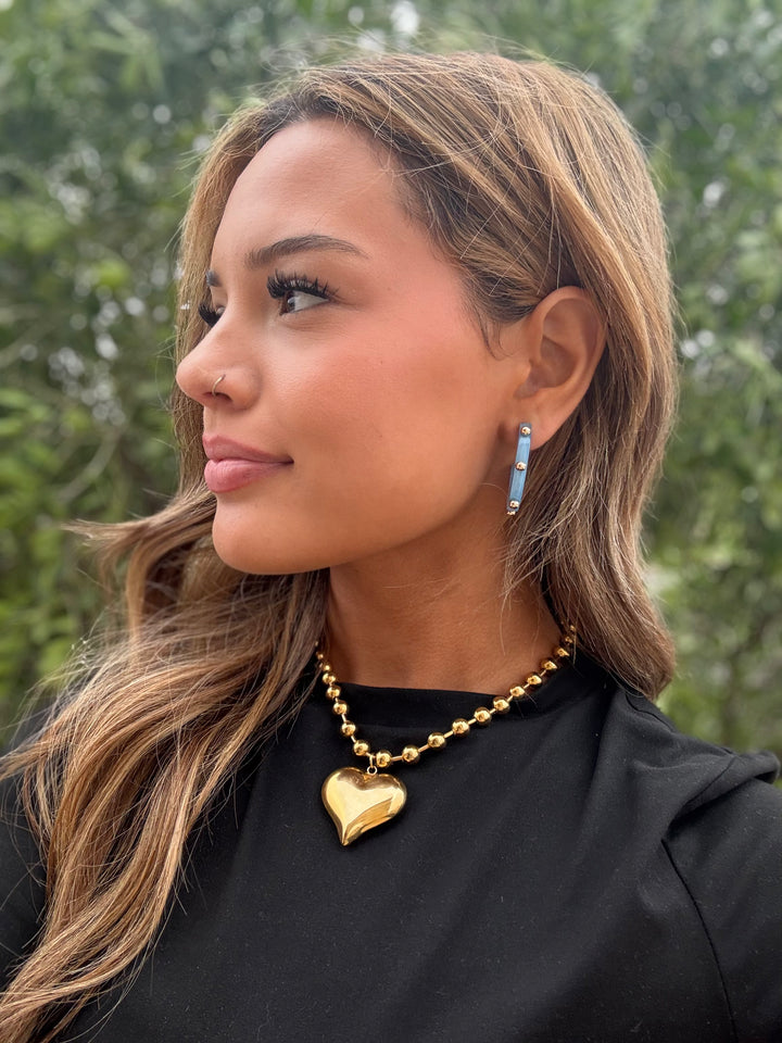 The Vera Studded Hoops