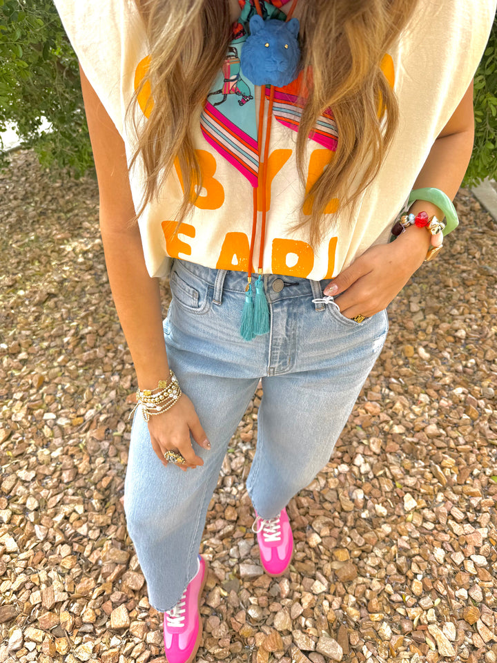 The Sunny Day Barrel Jeans