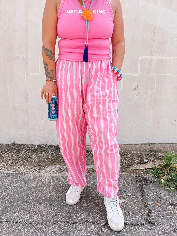Stripe & Stroll Relaxed Pants
