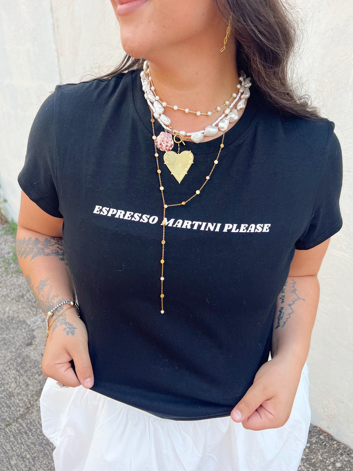 Espresso Martini Please Baby Tee
