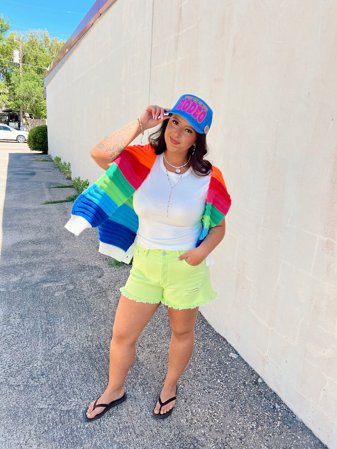 Squeeze the Day Cutoff Shorts