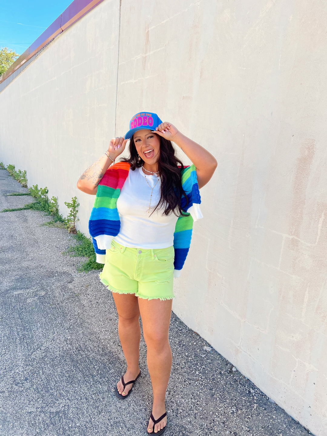 Squeeze the Day Cutoff Shorts