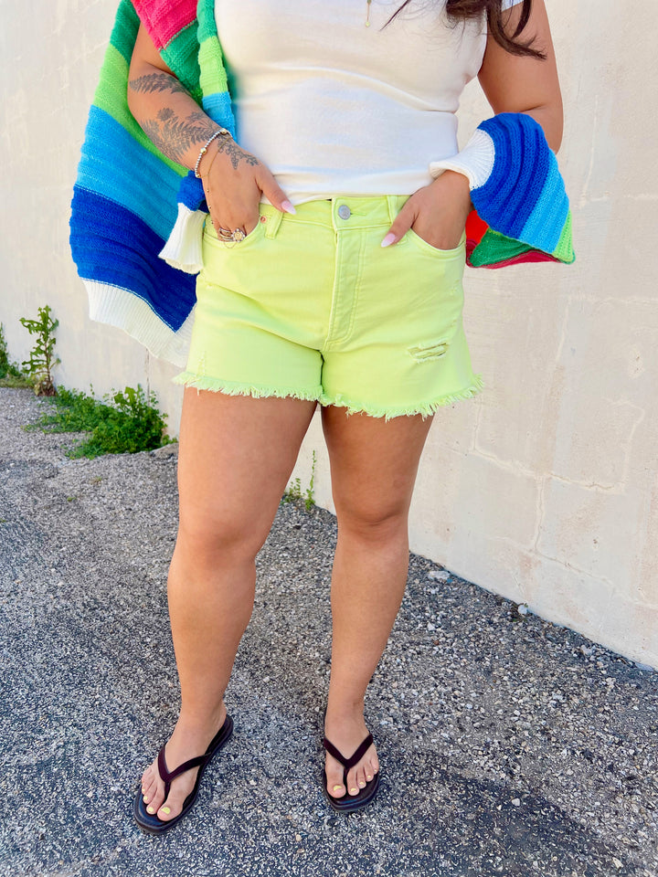 Squeeze the Day Cutoff Shorts
