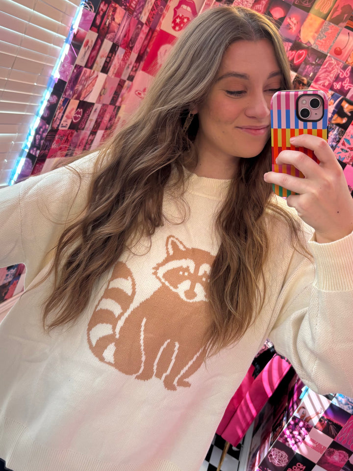 Roosevelt The Raccoon Sweater