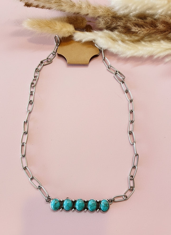 The Lunar Turquoise Necklace