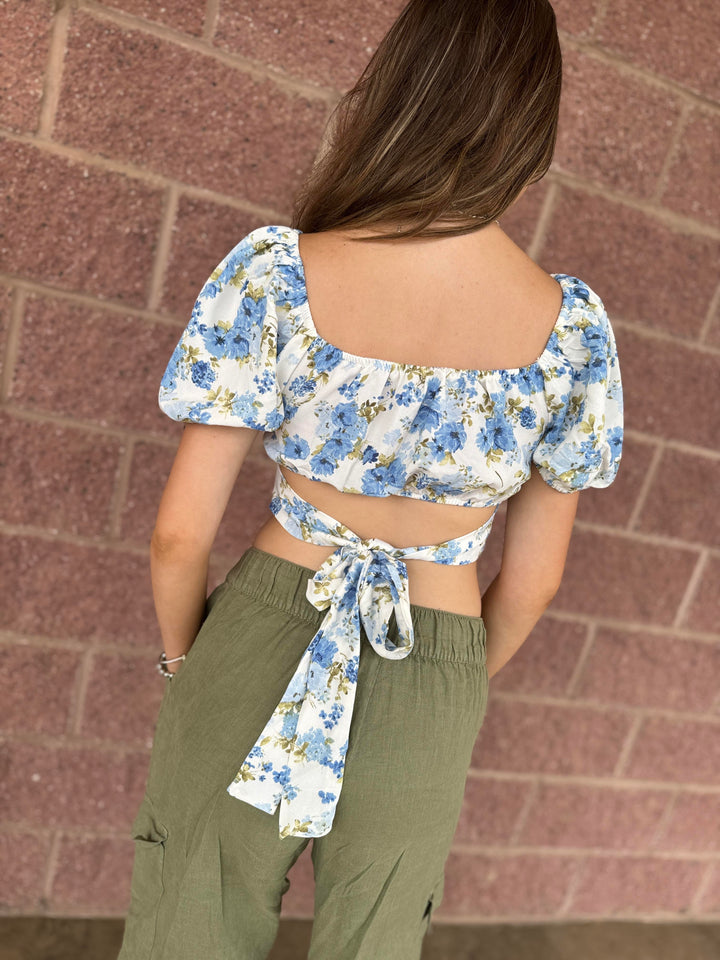 The Adrian Floral Corset Top