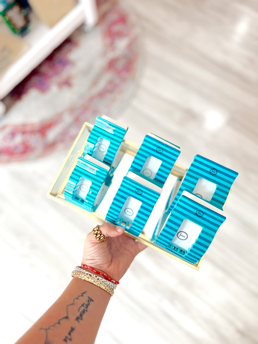 Splash Zone Flat Rectangle Hair Clip