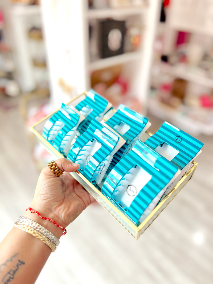 Splash Zone Flat Rectangle Hair Clip
