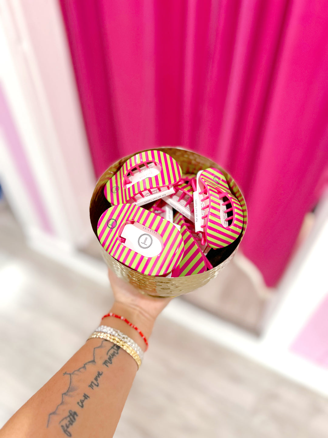 Summer Crush Round Flat Hair Clip