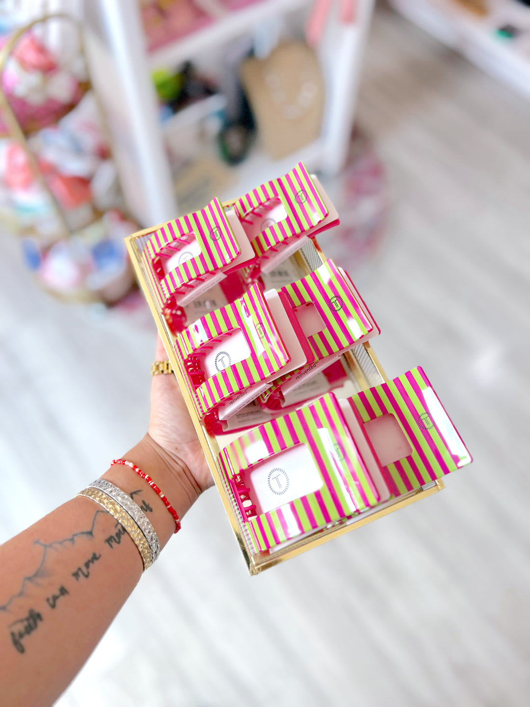 Summer Crush Flat Rectangle Hair Clip