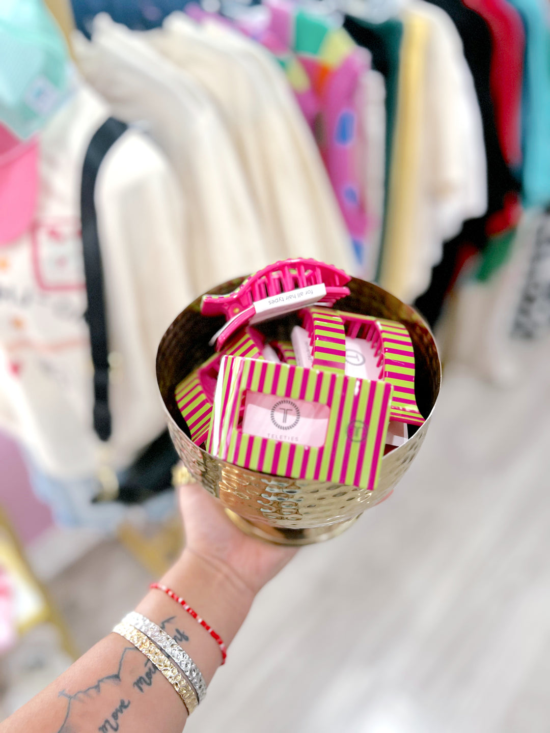 Summer Crush Flat Rectangle Hair Clip