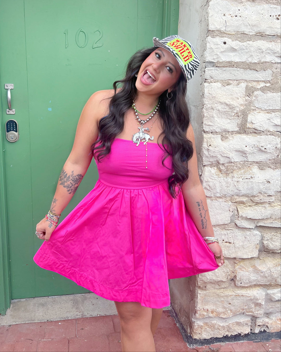 Flirt & Flow Tube Top Dress