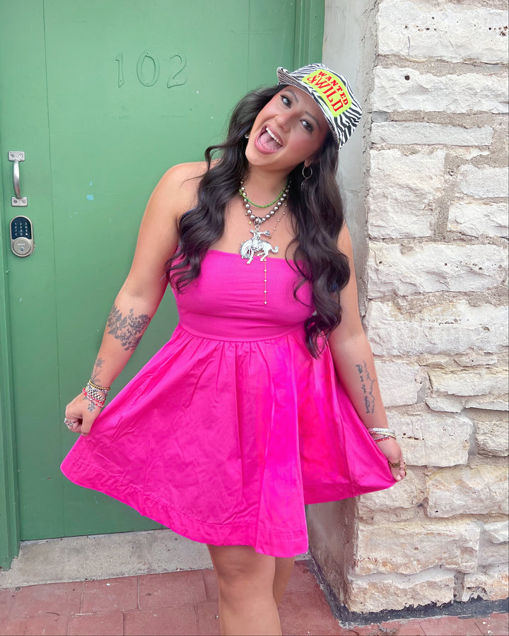 Flirt & Flow Tube Top Dress