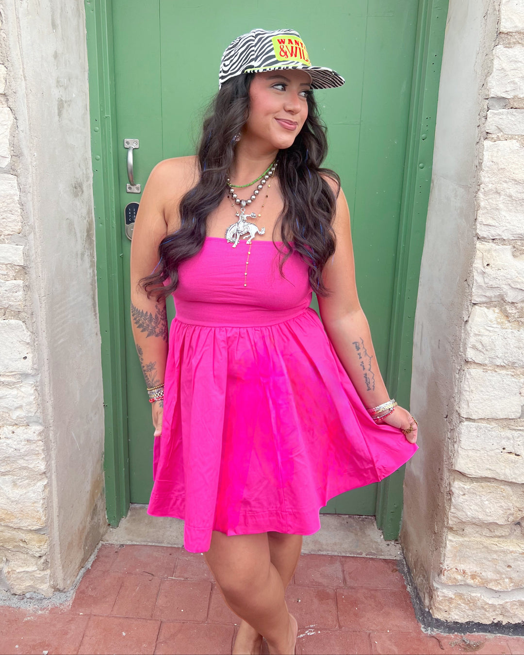 Flirt & Flow Tube Top Dress