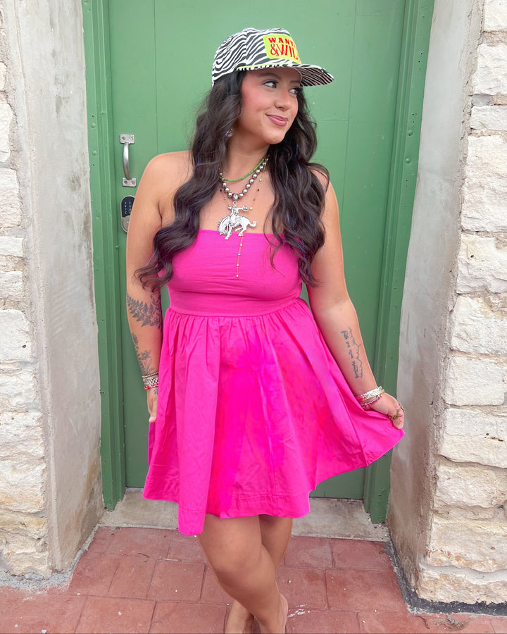 Flirt & Flow Tube Top Dress