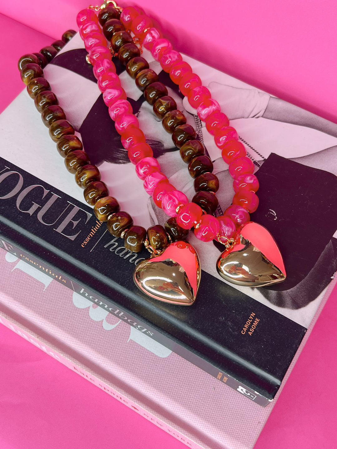 Heart of Gold Bubble Necklace