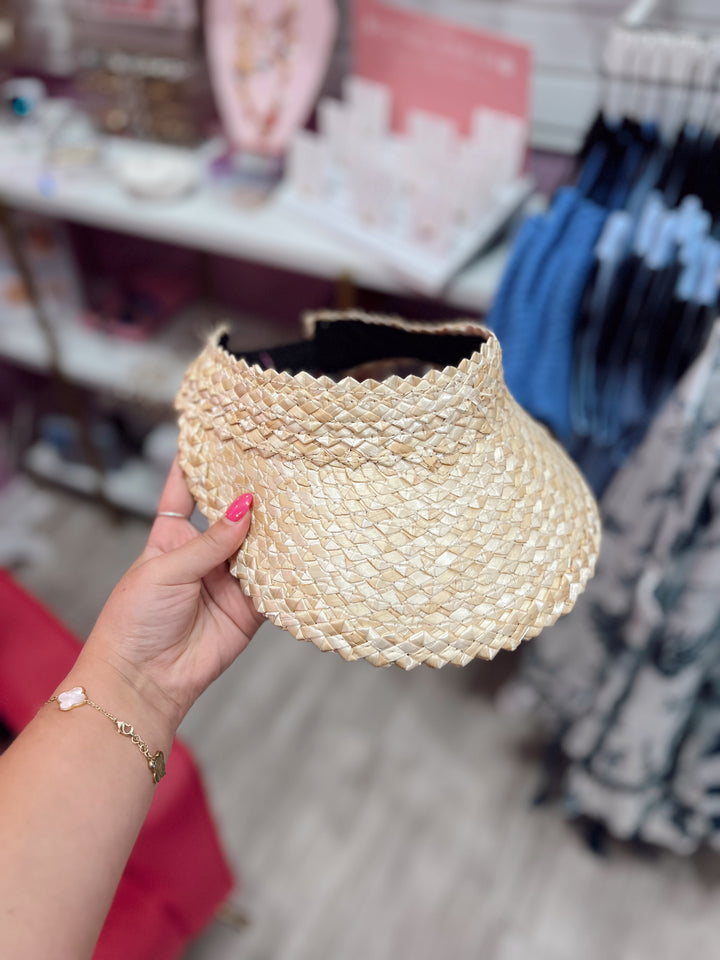 Sunny Days Straw Visor