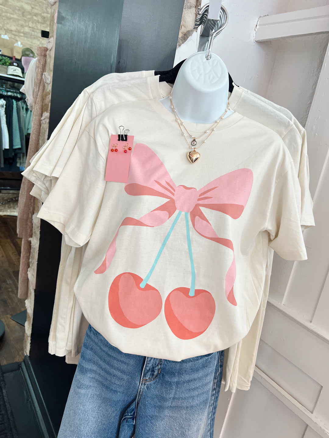 Girls Girl Cherry Graphic Tee