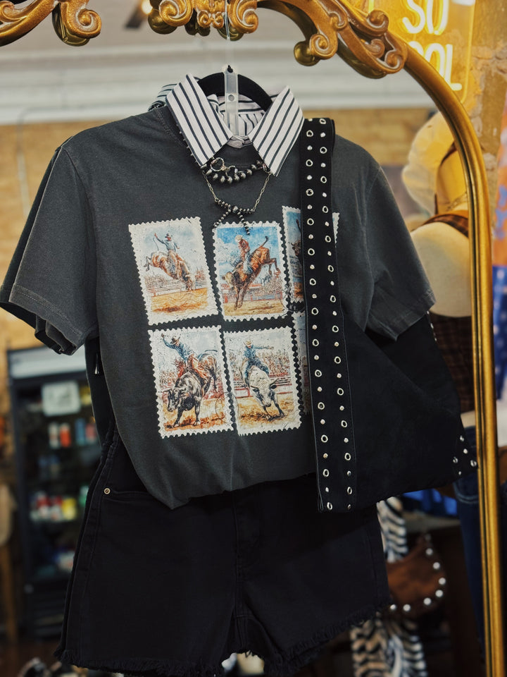 Cowboy Stamps Graphic Tee