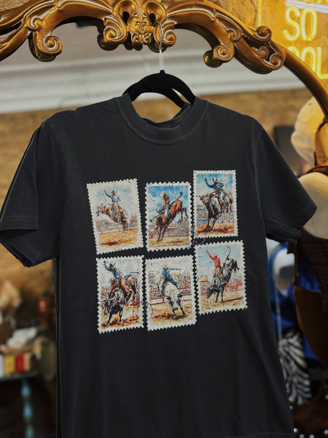 Cowboy Stamps Graphic Tee